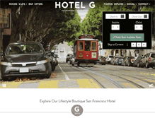 Tablet Screenshot of hotelgsanfrancisco.com